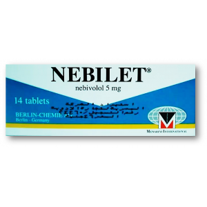 NEBILET 5 MG ( NEBIVOLOL ) 14 TABLETS